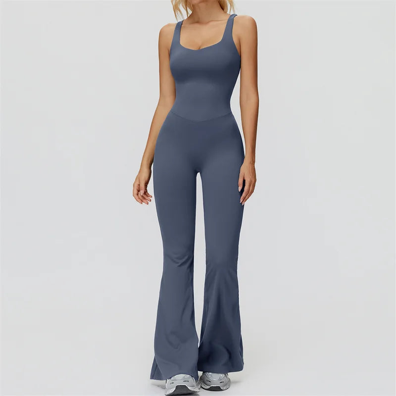 TRY TO BN Sports Jumpsuit Yoga Cross Beautiful Back Fitness Workout Bodysuit One Piece Sets Sportswear Running Gym Woman Clothes