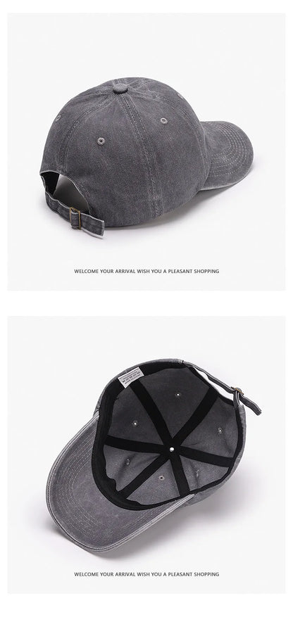 SLECKTON Custom Cap Logo Embroidery Retro Baseball Cap for Men and Women DIY Design Letter Hat Customize Graphic Print Wholesale