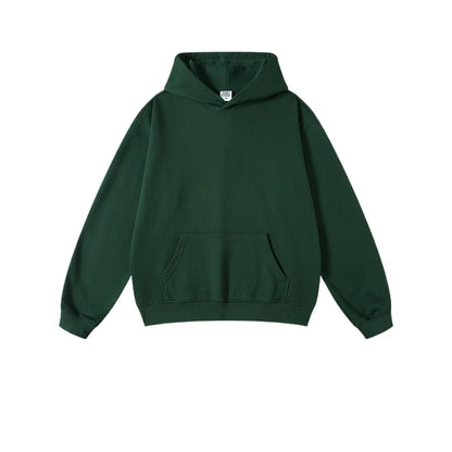 Custom LOGO men's and women's heavy 445G terry cotton and polyester casual sweater spring and autumn hoodie 2024 top