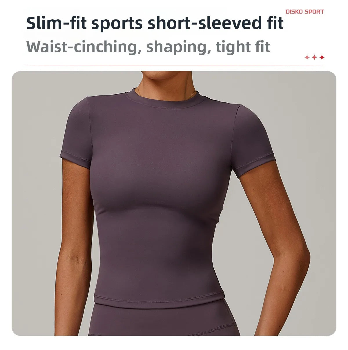Custom LOGO women's summer short-sleeved t-shirt quick-drying yoga clothes fitness tops outdoor running sports short sleeves
