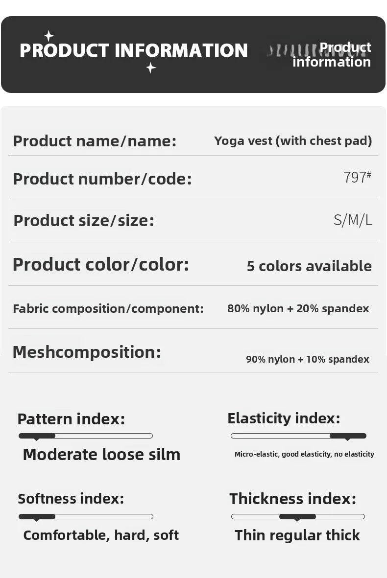 Custom LOGO women's 2026 summer high-end fashion integrated chest pad, beautiful back yoga bra, running training fitness vest
