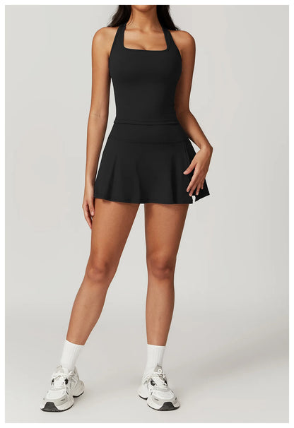 Yoga Short Skirt Women's Golf Tennis Sport Skirt Badminton Fitness Dancing Skirt Quick Dry Comfort Running Leisure Sport Dress