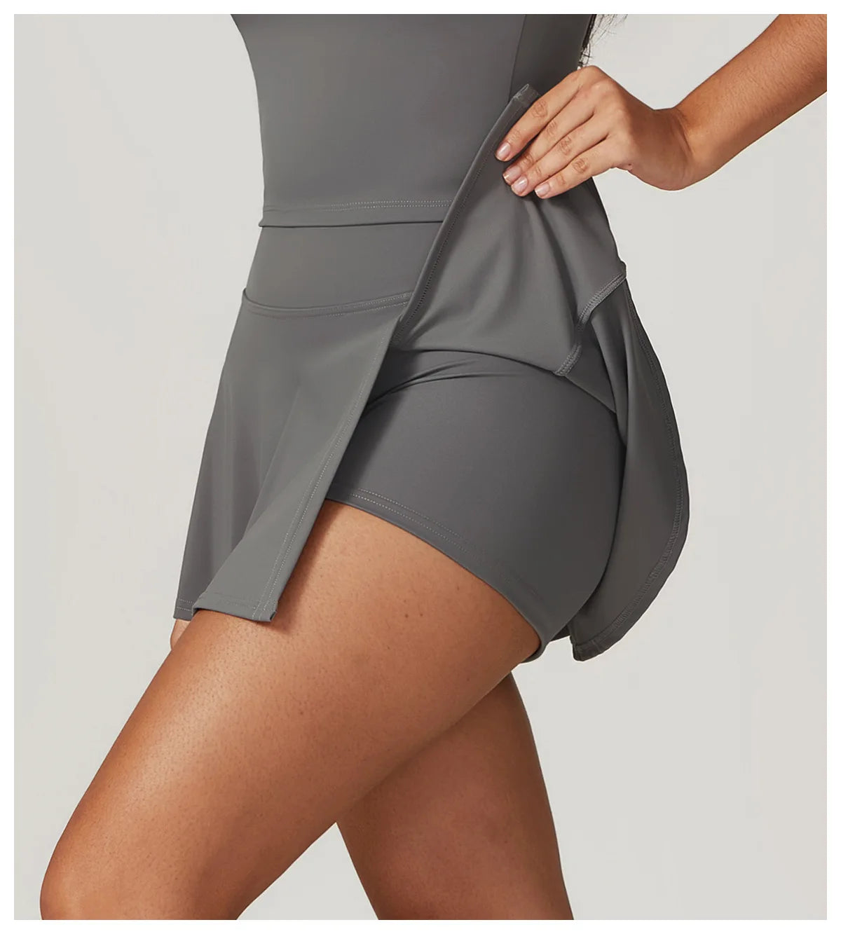 Yoga Short Skirt Women's Golf Tennis Sport Skirt Badminton Fitness Dancing Skirt Quick Dry Comfort Running Leisure Sport Dress