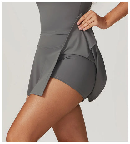Yoga Short Skirt Women's Golf Tennis Sport Skirt Badminton Fitness Dancing Skirt Quick Dry Comfort Running Leisure Sport Dress
