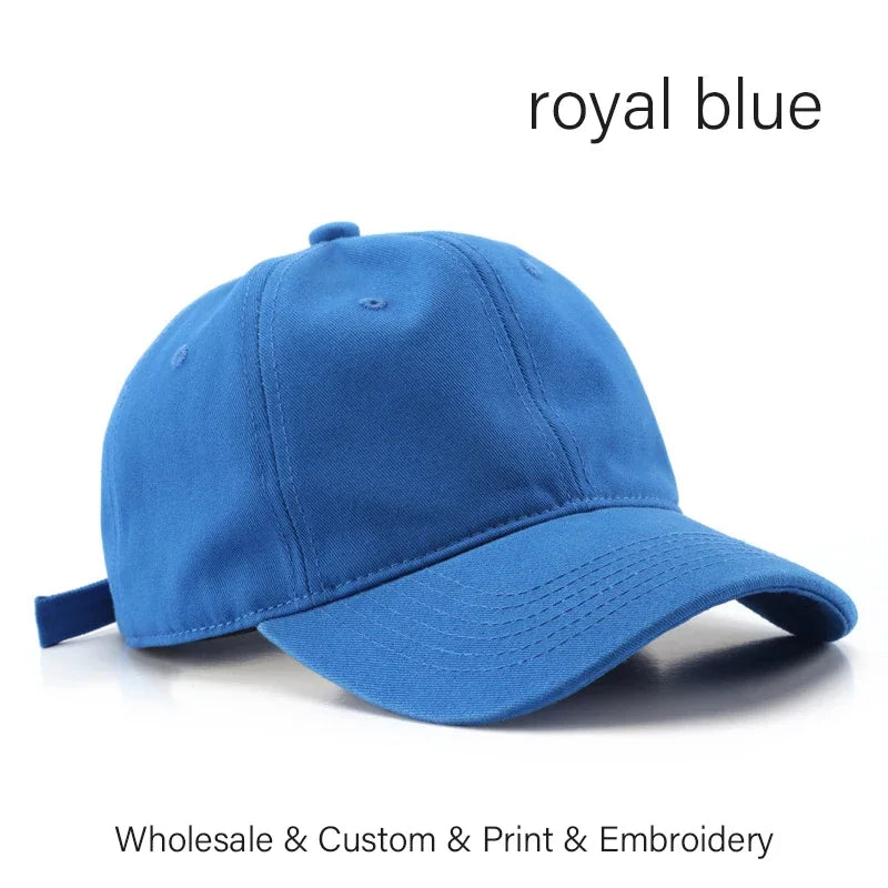 SLECKTON Custom Baseball Cap Fashion DIY Letter Embroidery Hats for Women and Men Cotton Design LOGO Wholesale Unisex Caps