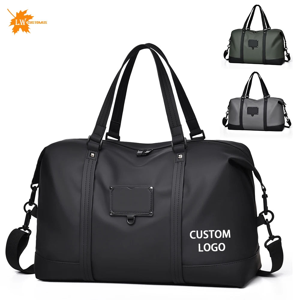 Men's Handheld Fitness Bag Customized Logo Large Capacity Crossbody Swimming Sports Bag Personalized Waterproof Travel Bag