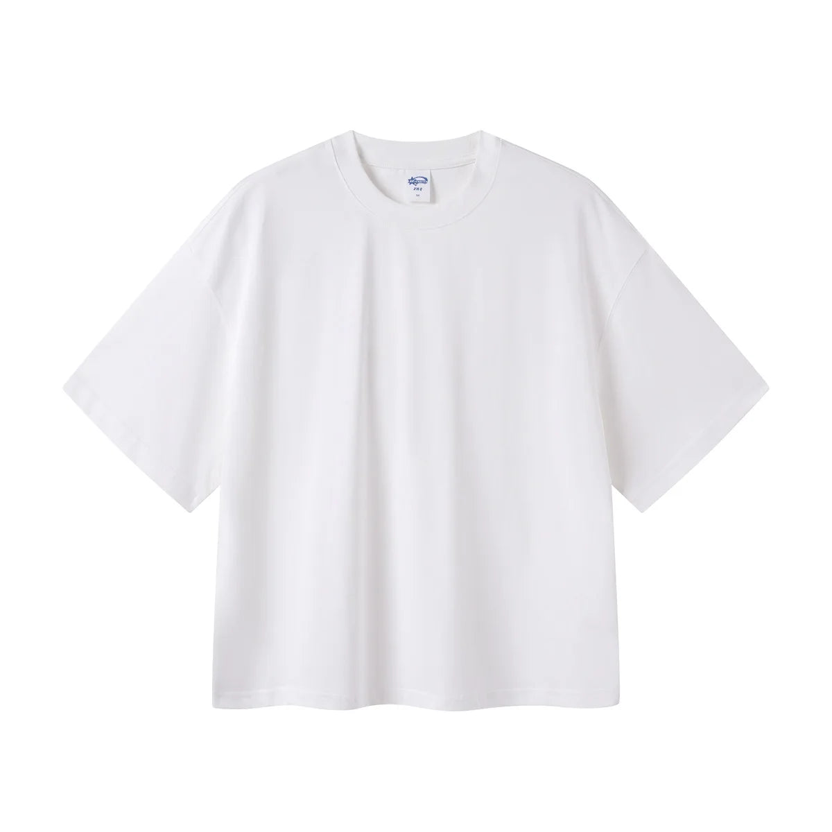 Customized LOGO men's clothing summer new 275G heavy 100% cotton short version loose T-shirt for men and women
