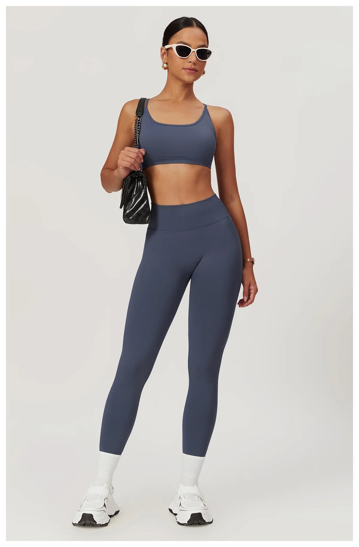 Customized LOGO women's peach buttocks seamless belly tight yoga pants running sports quick-drying fitness trousers