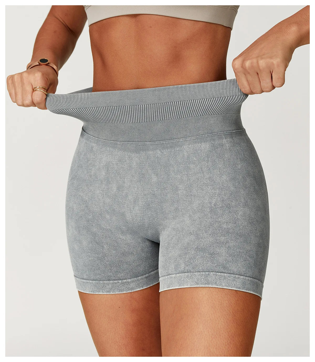 Sand Washed Yoga Shorts Women Yoga Shorts High Waist Workout Shorts Fitness Yoga Lift Butt Fitness Yoga Gym Running Short Pants