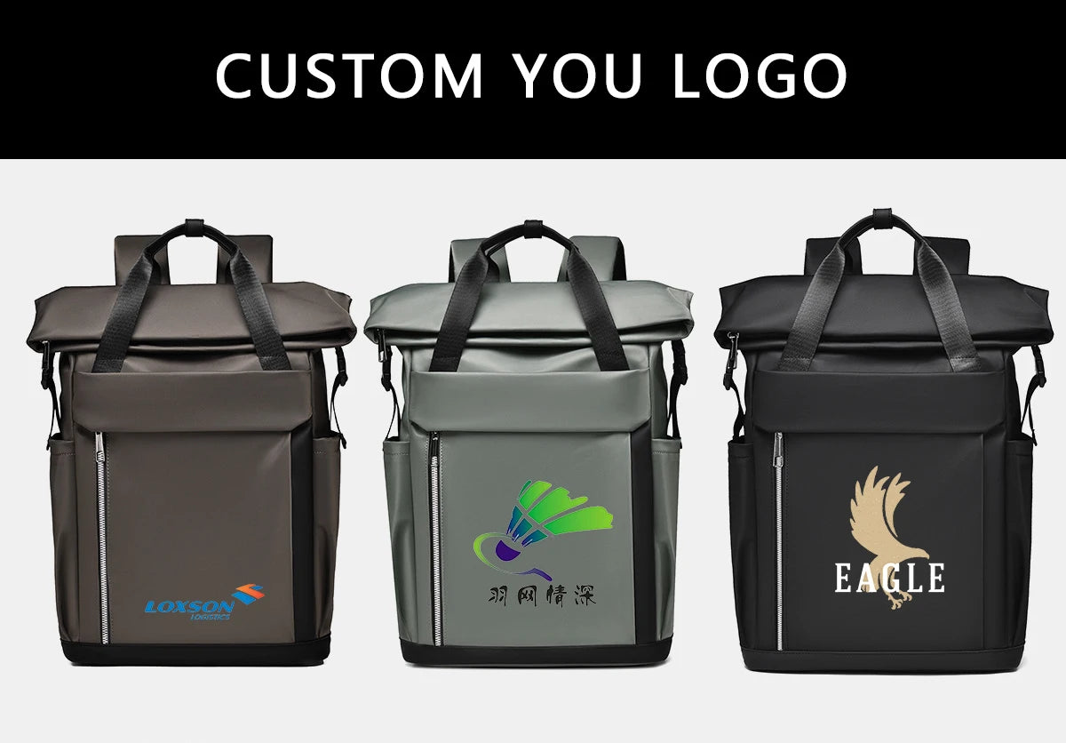 Custom backpack simple casual computer backpack waterproof men's backpack personalized travel backpack printed logo