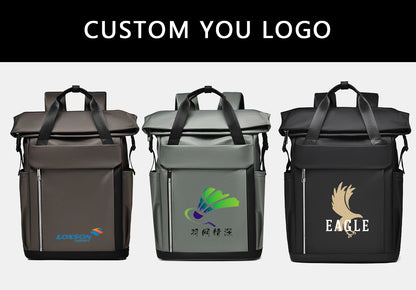 Custom backpack simple casual computer backpack waterproof men's backpack personalized travel backpack printed logo