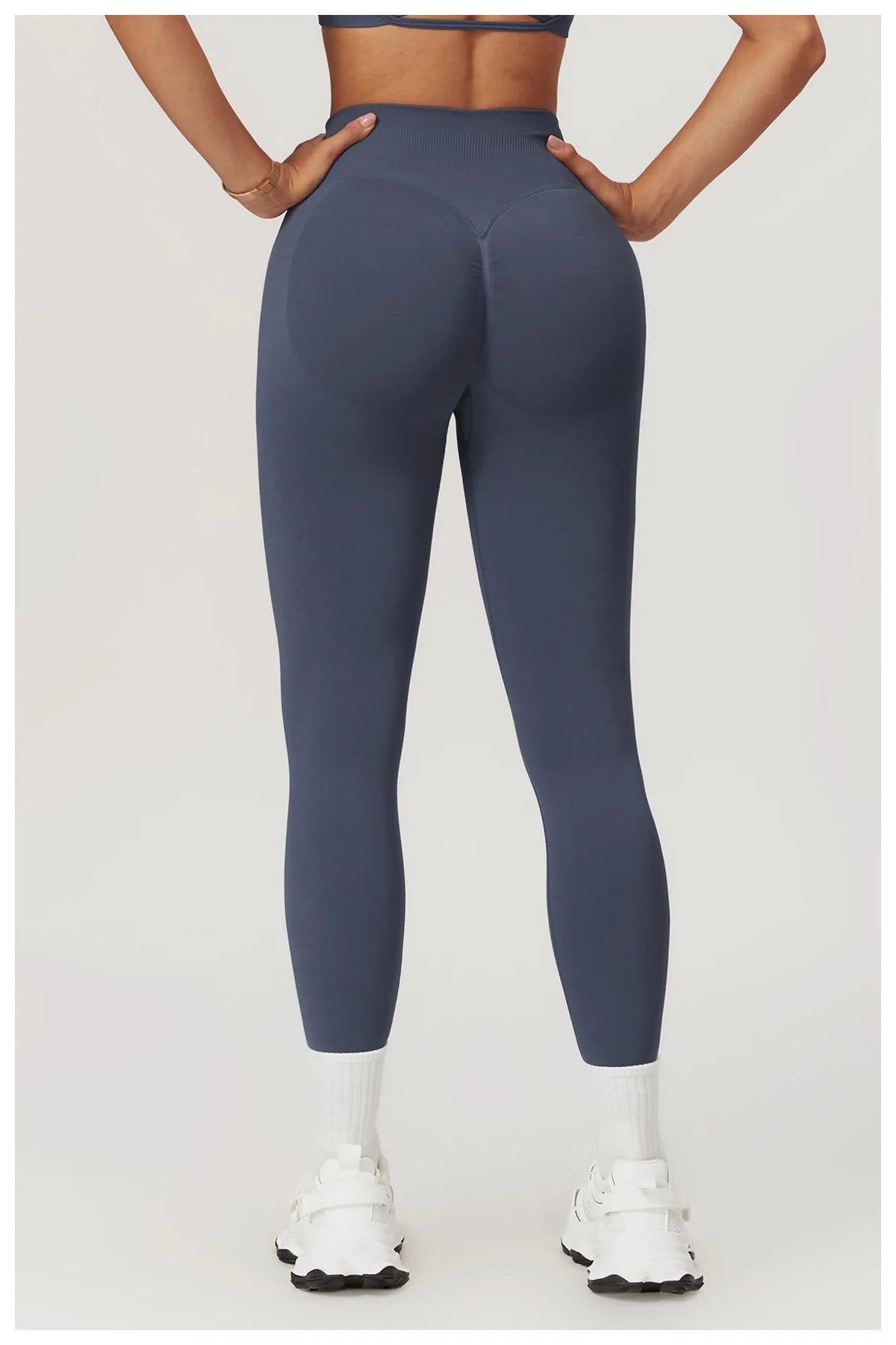 Customized LOGO women's peach buttocks seamless belly tight yoga pants running sports quick-drying fitness trousers