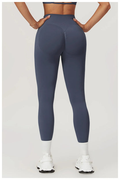 Customized LOGO women's peach buttocks seamless belly tight yoga pants running sports quick-drying fitness trousers