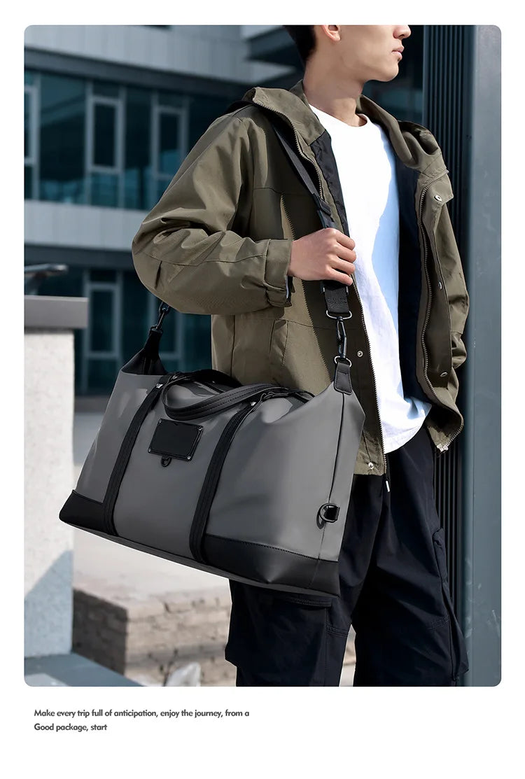 Men's Handheld Fitness Bag Customized Logo Large Capacity Crossbody Swimming Sports Bag Personalized Waterproof Travel Bag